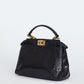 Bolsa Fendi Peekaboo Mini de Couro Preta