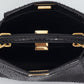 Bolsa Fendi Peekaboo Mini de Couro Preta