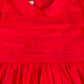Vestido Vermelho Festa Sem Marca Infantil