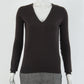 Blusa Joseph Malha marrom Tam. S