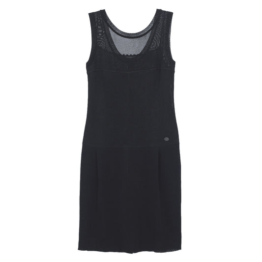 Vestido Chanel preto Liso Tam. 36