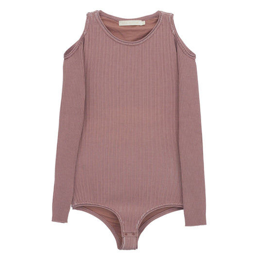Body Rosa Manga Comprida Cris Barros Tam . M