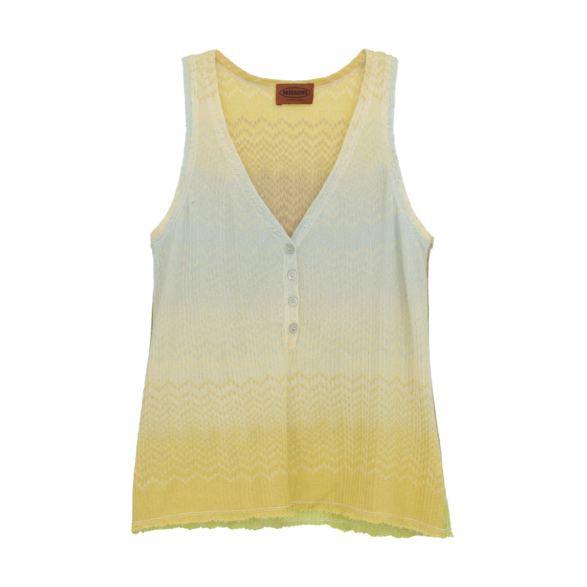 Regata Missoni Amarela e Azul Tam. 40