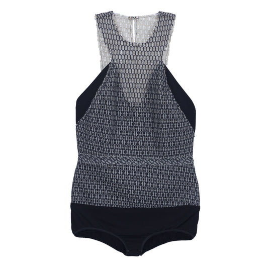 Body Paula Raia Tule Regata Preto Tam. 38