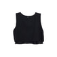 Cropped Paula Raia Azul com Babado Tam. M