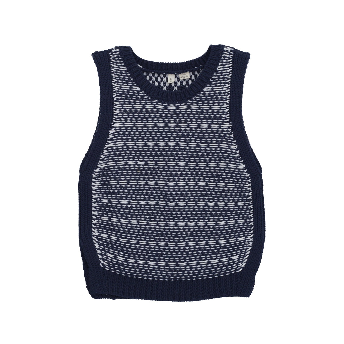 Regata Moth Lã Azul e Branco Tam. XS