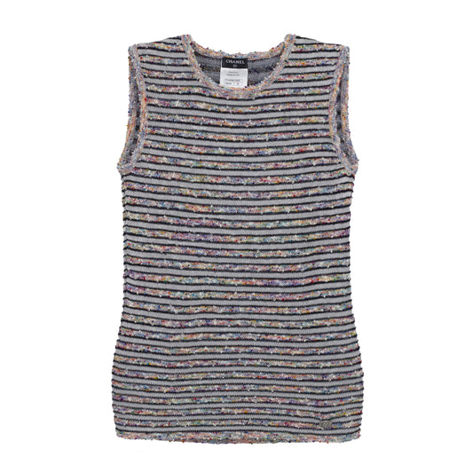 Blusa Chanel Regata Tricot Tam. 36