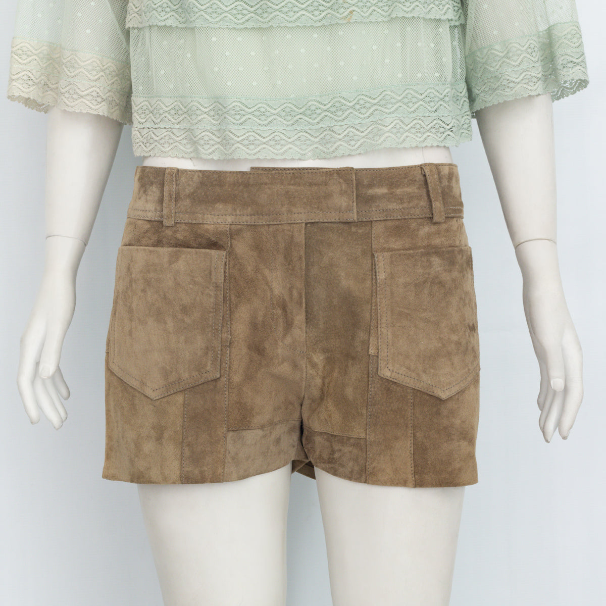 Short TalieNk Camurça Marrom Tam. 38