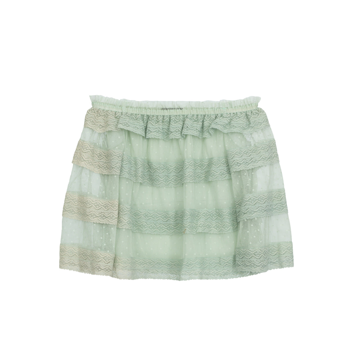 Blusa NK Verde Clara com Rendas Tam. 36