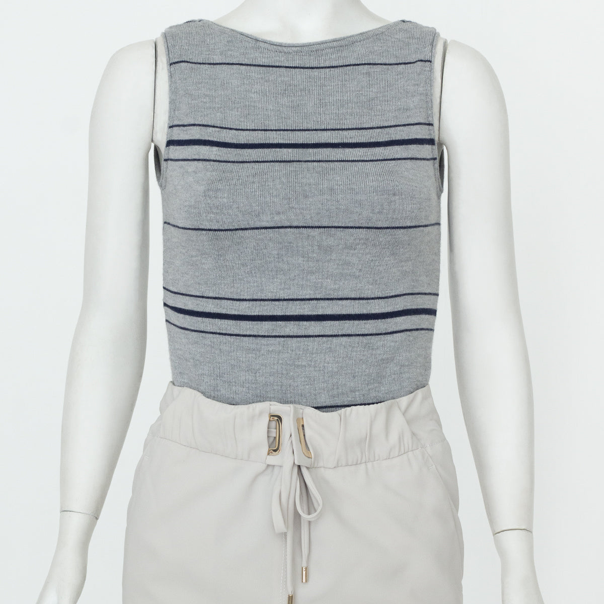 Body Cris Barros Cinza E Marinho Tam. M