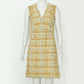 Vestido Chanel tweed amarelo Tam. 38
