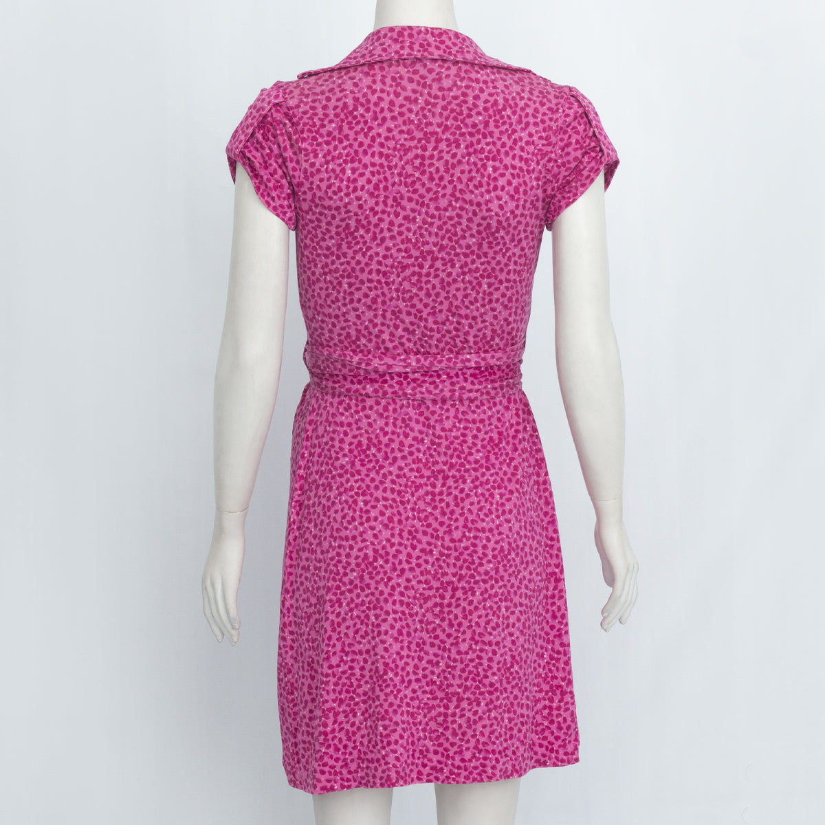 Vestido Diane Von Furstenberg Pink Envelope Tam. 36 Br