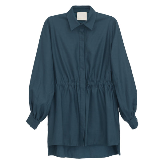 Casaco Azul Paula Raia Trench Coat Tam. 36