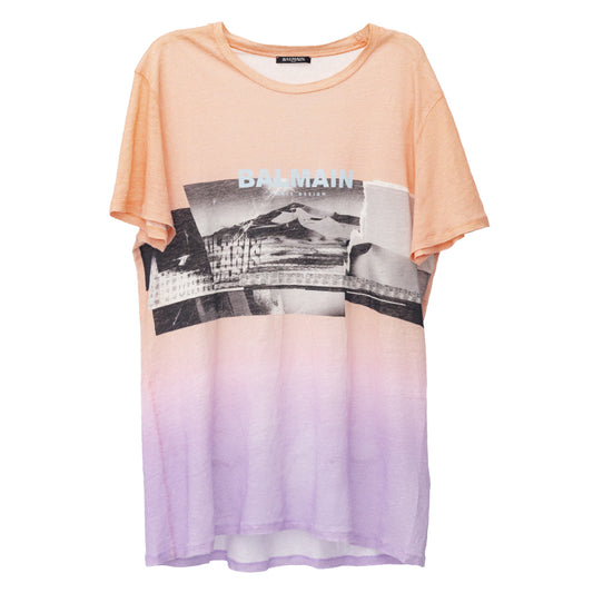 Blusa Balmain Degradê Estampada Tam. 42