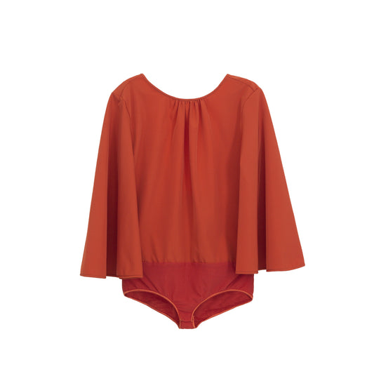 Body Paula Raia Laranja Telha Tam. 36