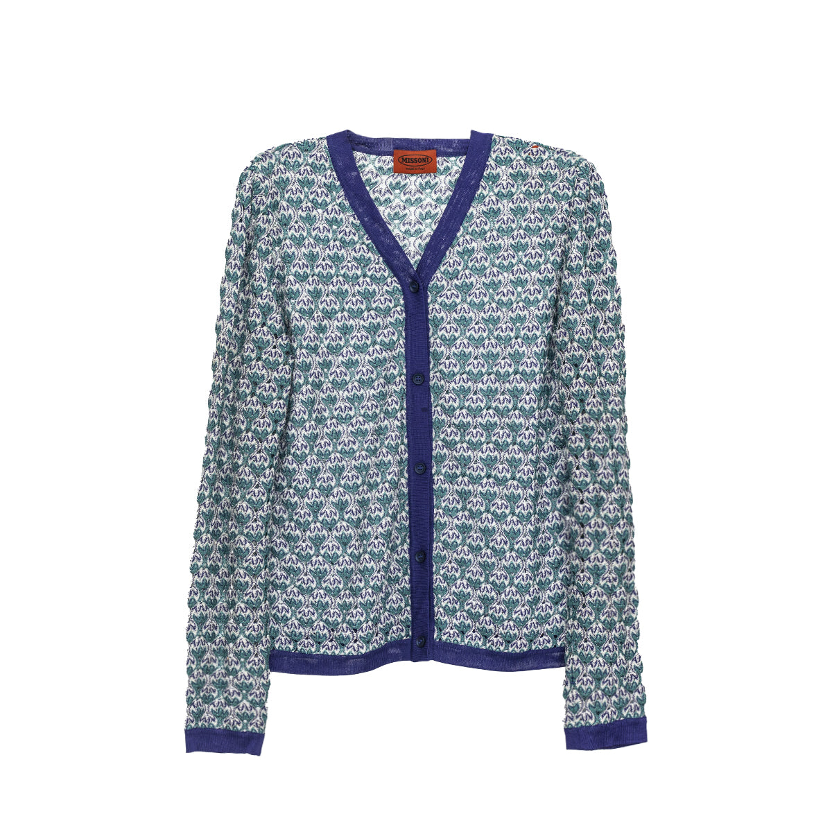 Malha Missoni Azul e Roxo Tam. 42