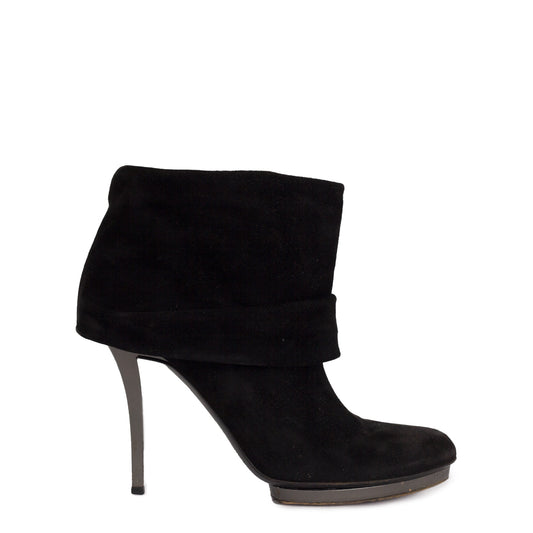 Bota Gucci Camurça Preta Tam. 40