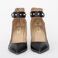 Scarpin Valentino Preto Tornozelo Spike Tam. 40,5