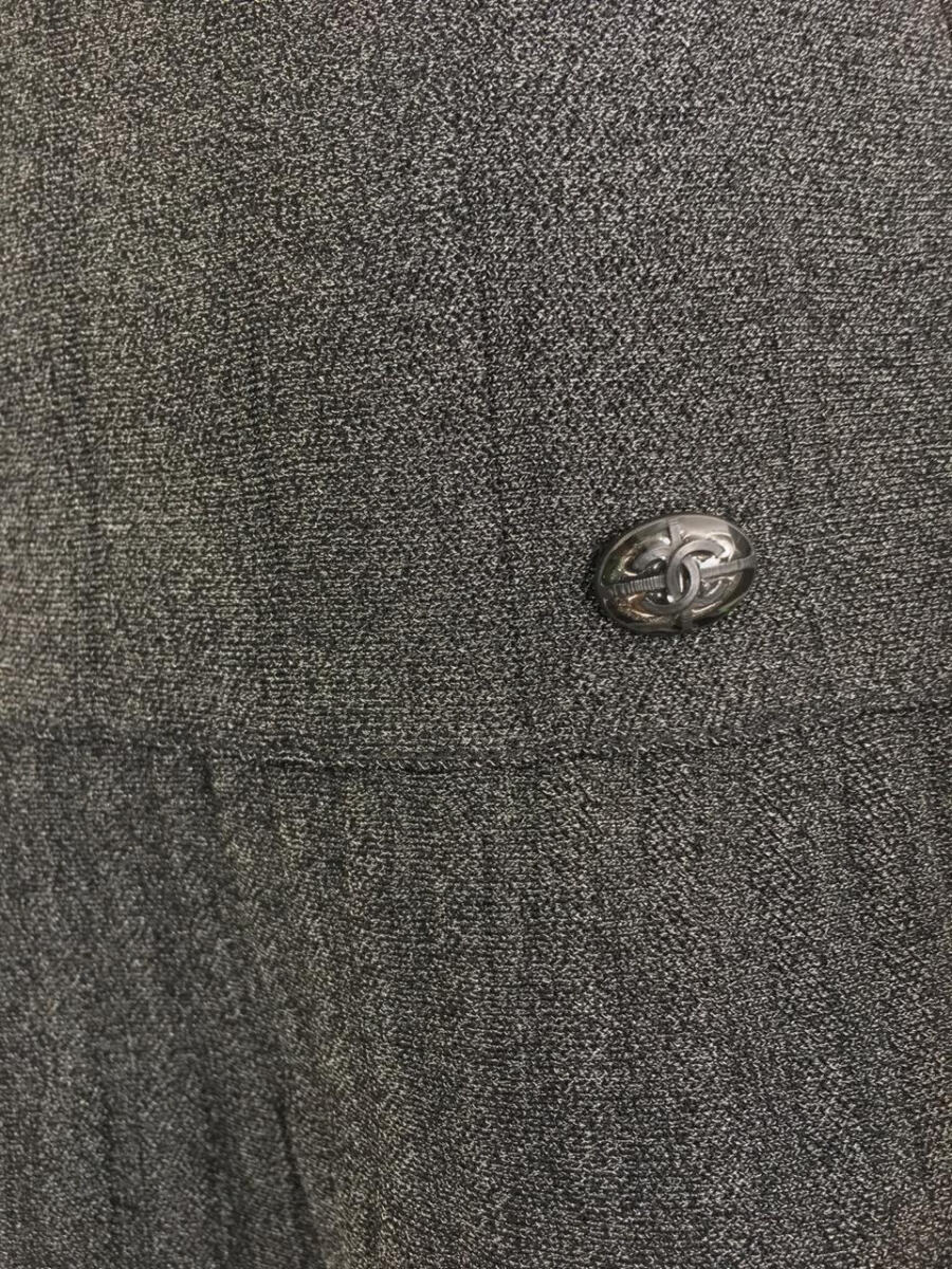 Vestido Chanel Chumbo Metalico Rodado Tam. 36