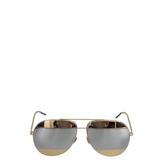 Óculos Christian Dior Split1 Dourado
