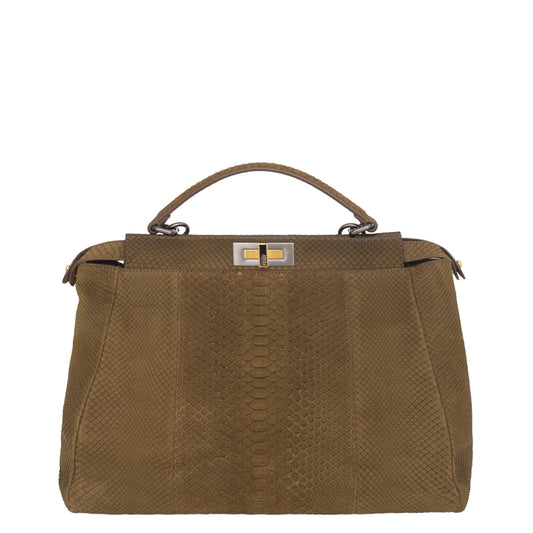 Bolsa Fendi Peekaboo Esverdeada