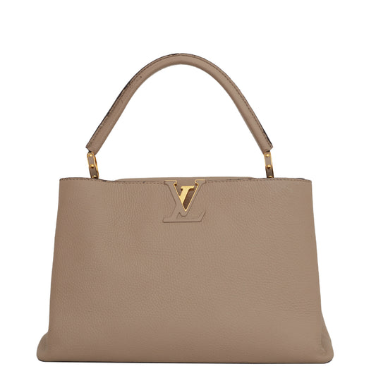 Bolsa Louis Vuitton Capucines Nude MM