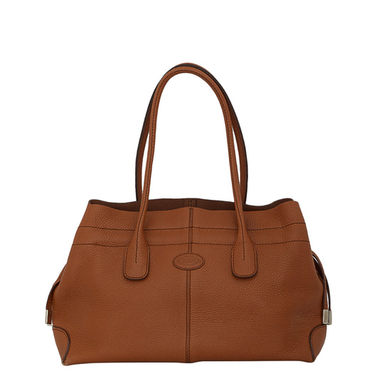 Bolsa Tod's Couro Caramelo Tam. Médio
