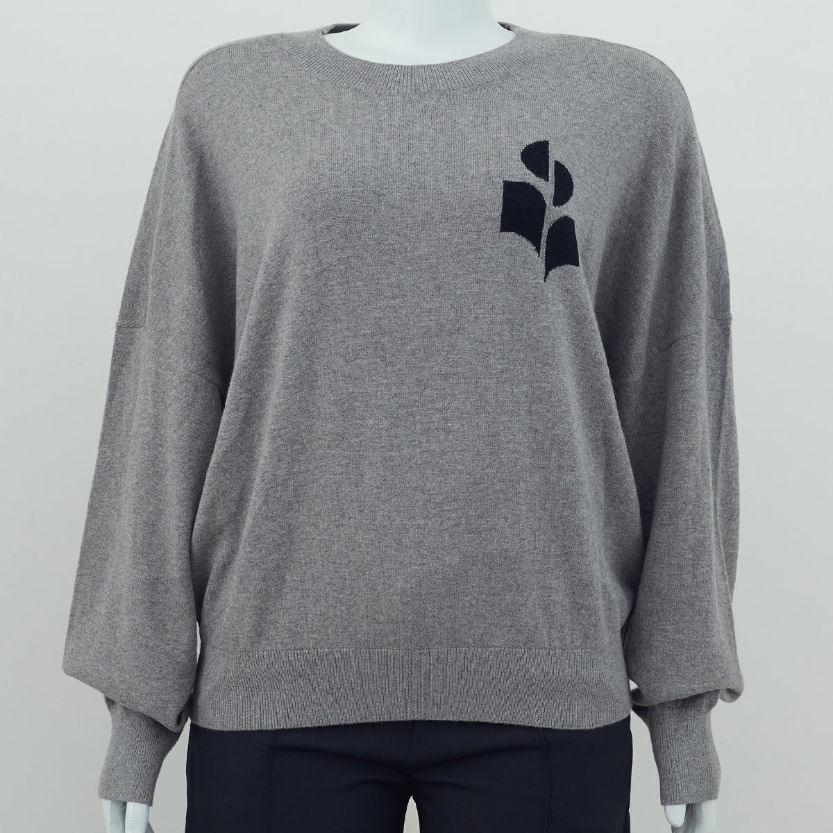 Blusa Isabel Marant Étoile Cinza e Preto Tam. 42