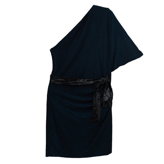 Vestido Gucci Ombro Único Azul Tam. S