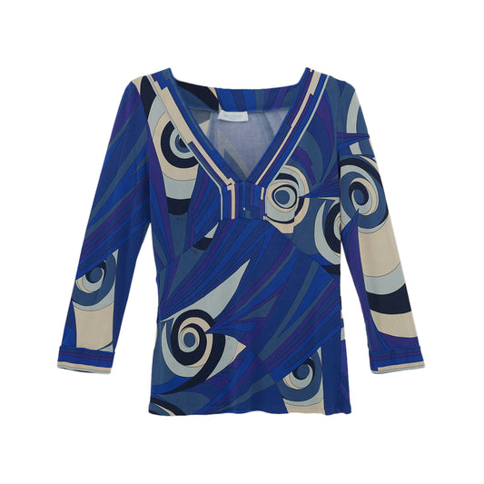 Blusa Emilio Pucci Estampada Tam. 38