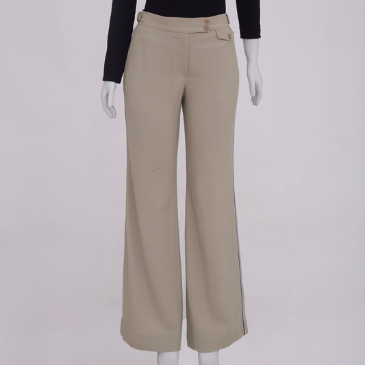Calça Empório Armani Flare Bege Tam.38