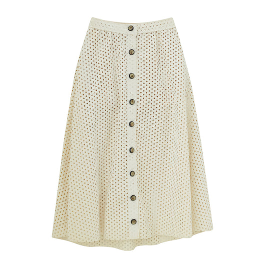 Saia Paula Raia Midi Off-White Tam. 40