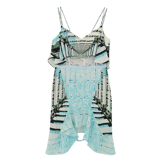 Vestido Peter Pilotto Midi Estampado Tam. 10