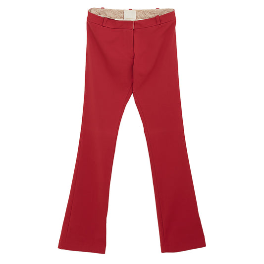 Calça Paula Raia Flare Vermelha Tam. 40