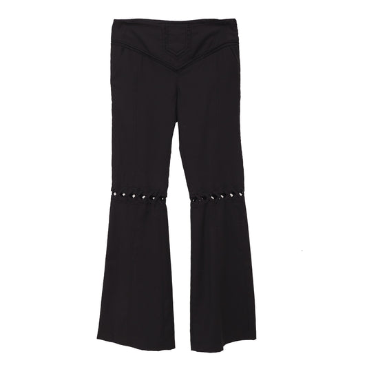 Calça Cris Barros Flare Cinza Tam. 36