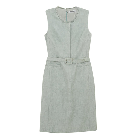 Vestido Christian Dior Tweed Verde TAM. 46