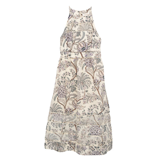 Vestido Zimmerman Bege Estampado Regata Tam. 3