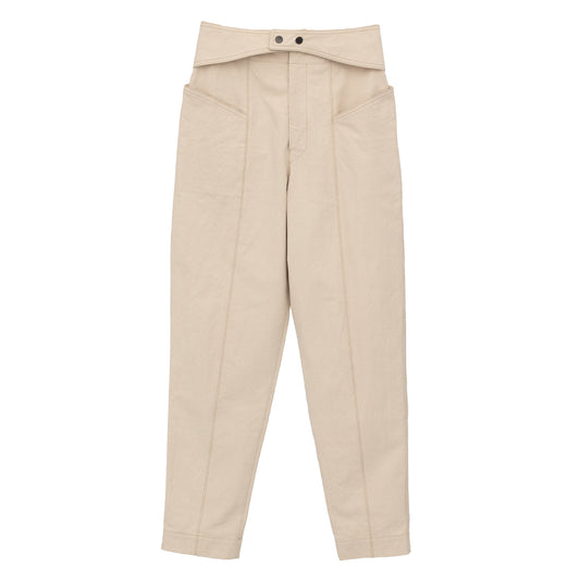 Calça Isabel Marant Bege com Cinto Tam. 38