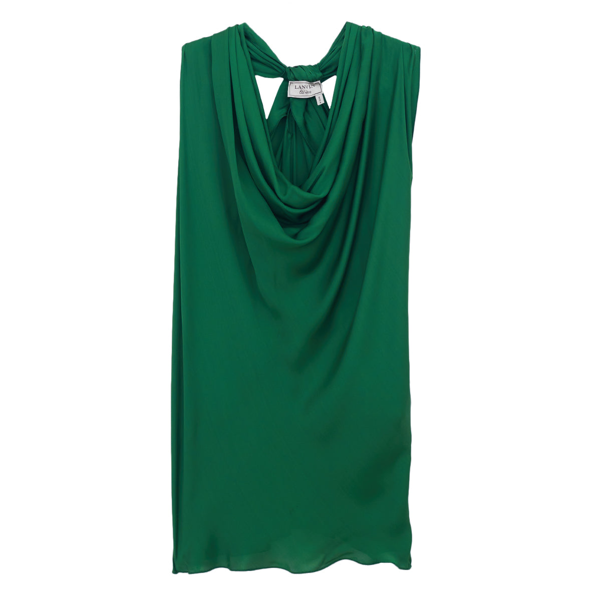 Regata Lanvin Seda Verde Tam. 42