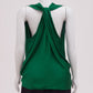 Regata Lanvin Seda Verde Tam. 42