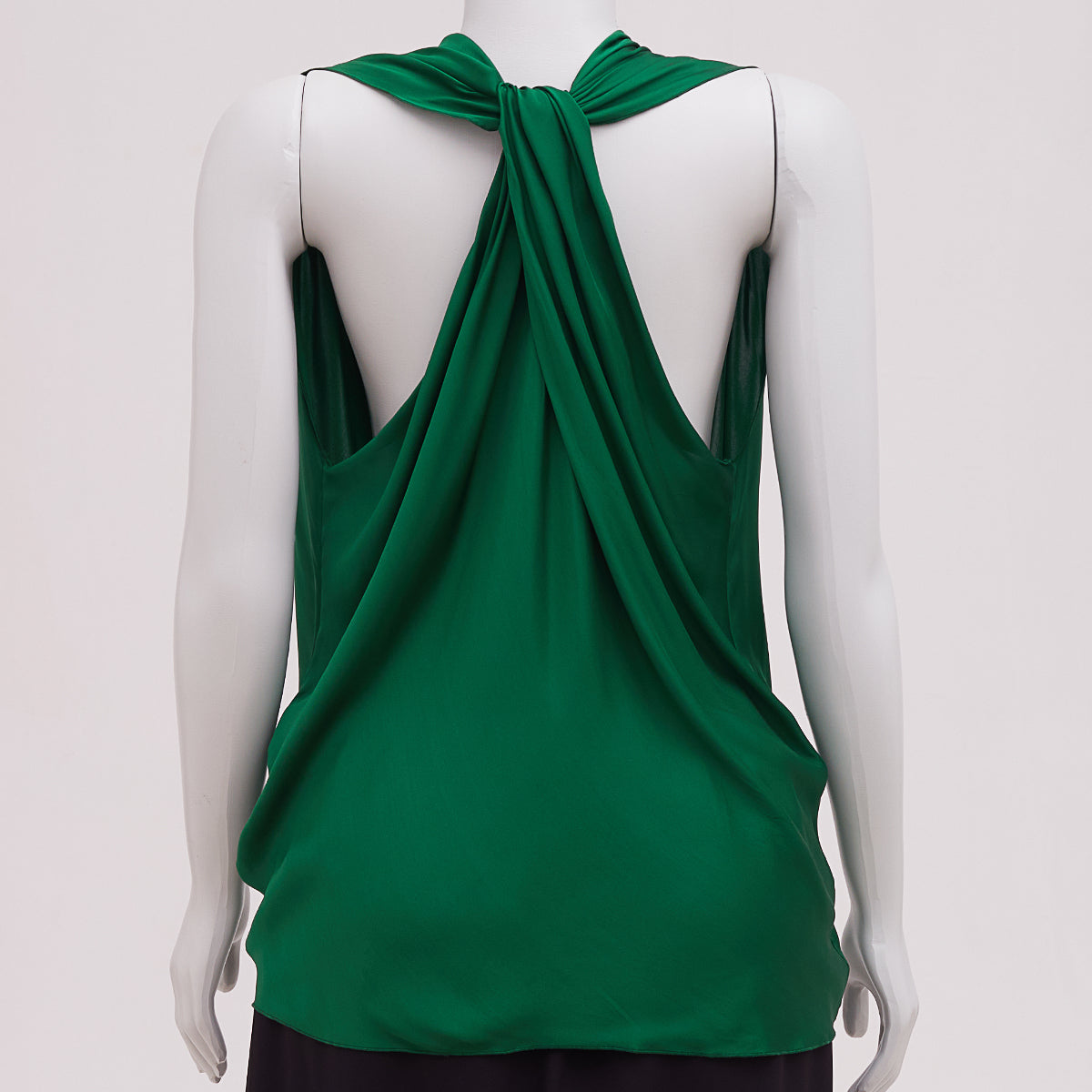 Regata Lanvin Seda Verde Tam. 42