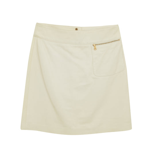 Saia Ralph Lauren Couro Off-White Tam. 36 Br