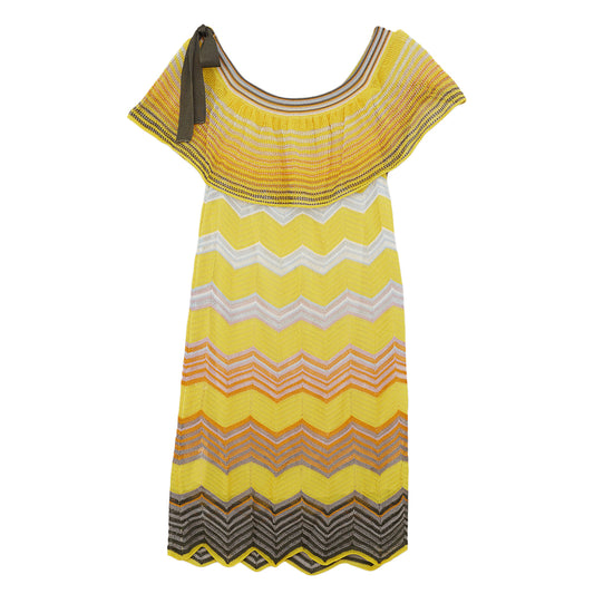 Vestido Missoni Ombro a Ombro Amarelo Tam. 40BR