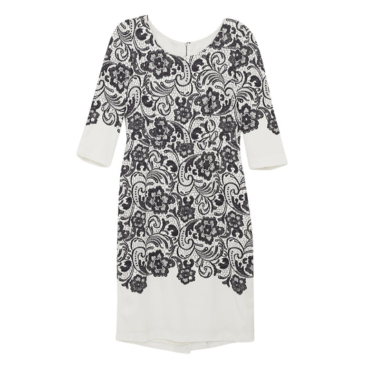 Vestido Dolce & Gabbana Estampa de Renda Tam. 42