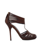 Sapato Gucci Couro Marrom Tam. 37,5