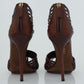 Sapato Gucci Couro Marrom Tam. 37,5