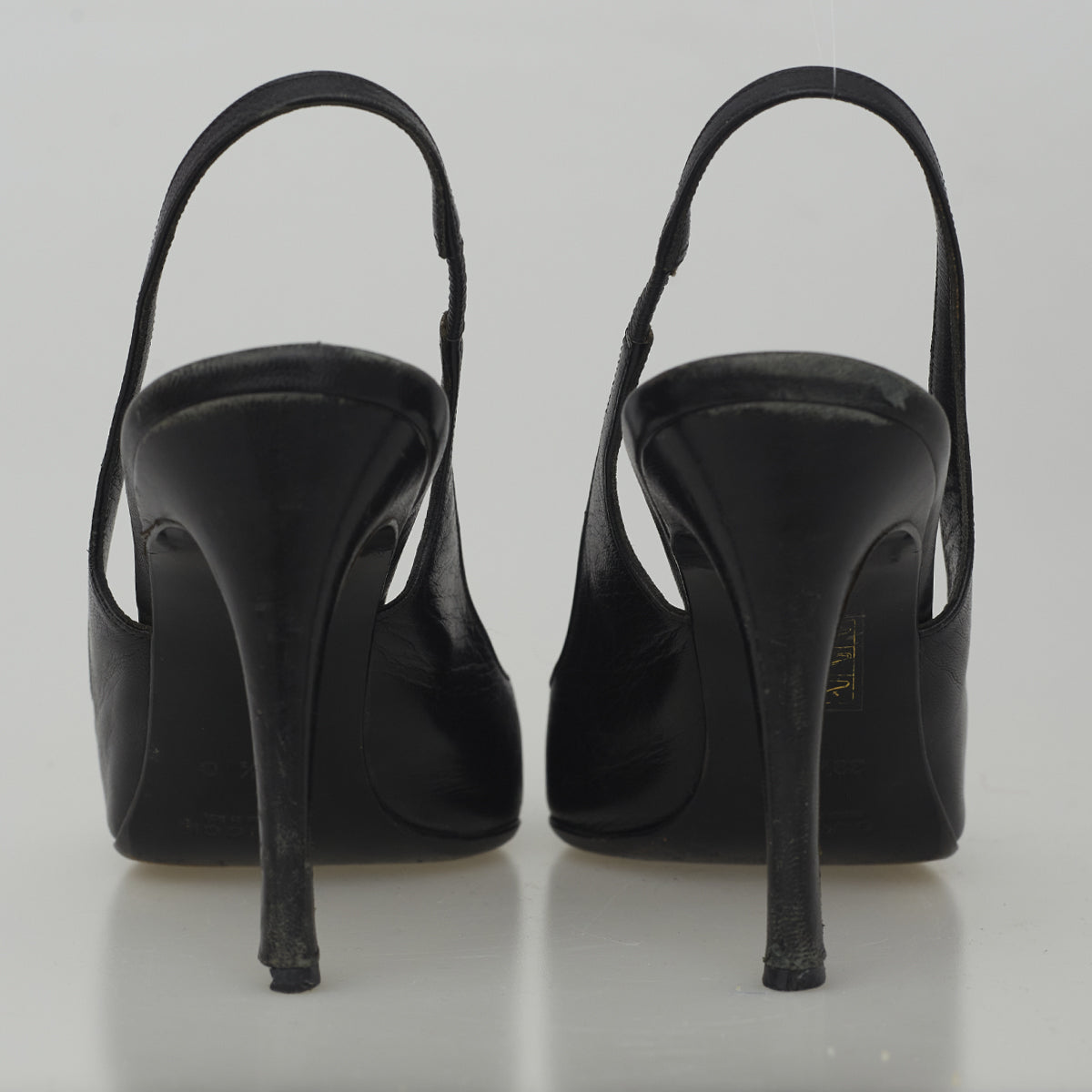Scarpin Gucci Slingback Preto Tam. 38,5