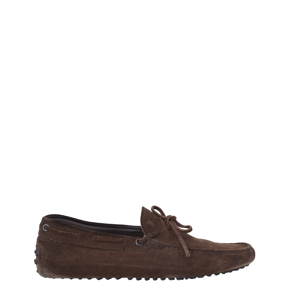 Mocassim Tods Suede Marrom Escuro Tam. 9