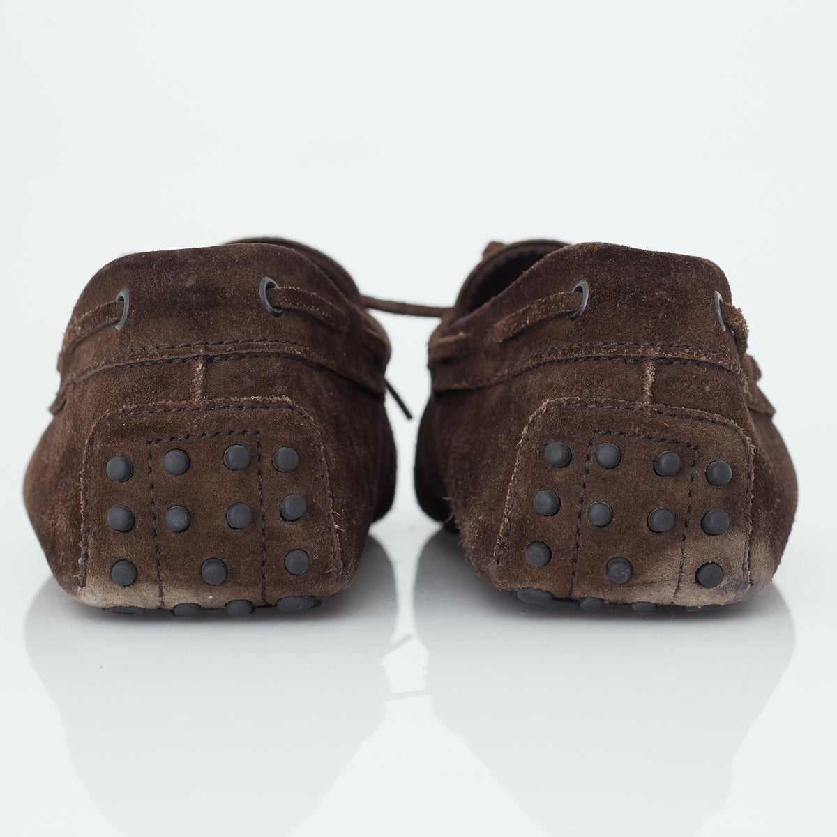 Mocassim Tods Suede Marrom Escuro Tam. 9