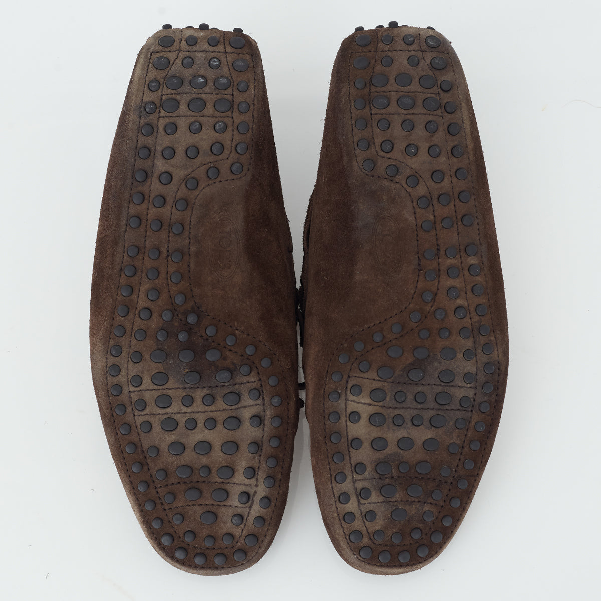 Mocassim Tods Suede Marrom Escuro Tam. 9